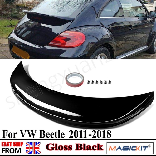 Gloss black rear trunk spoiler - trunk,