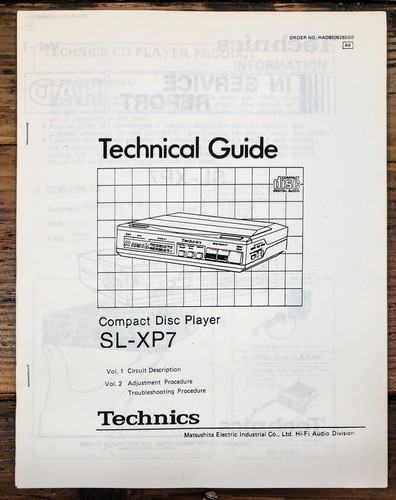 Technics xp7 player tech - player,
