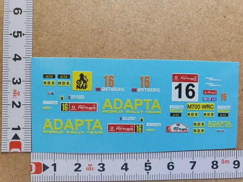 Decals subaru impreza - decals, 1/43