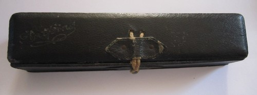 Vintage antique hat pin box - hat,