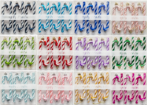 Pack 13cm glitter candy - pack, 6