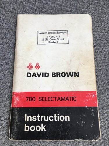 David brown 780 - david,