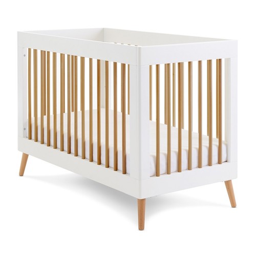 Obaby maya mini cot - maya, white