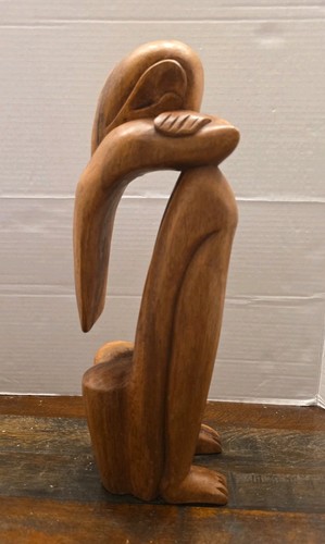 Large vtg hand carved - 15",