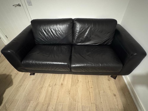 Habitat leather sofa set - habitat,