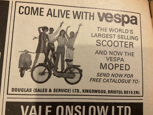 Vespa douglas moped - vespa,