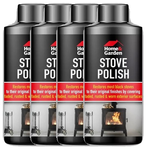 Black stove polish log - 4x,