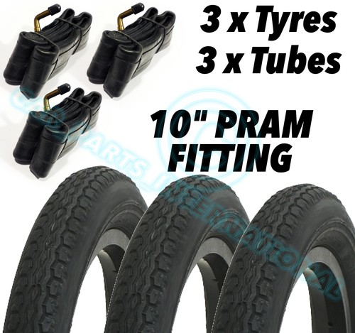 Pram tyres 3 x - 3, tubes