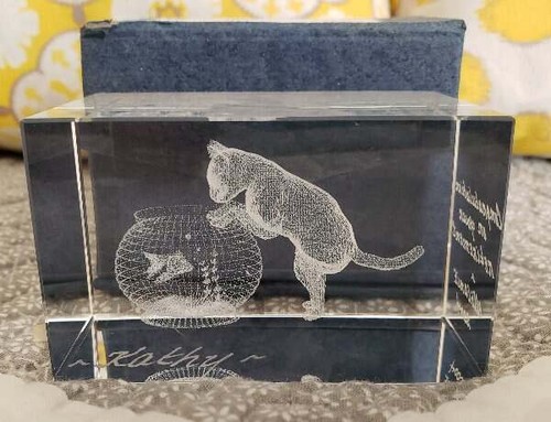 Vintage 2004 laser - cut, crystal