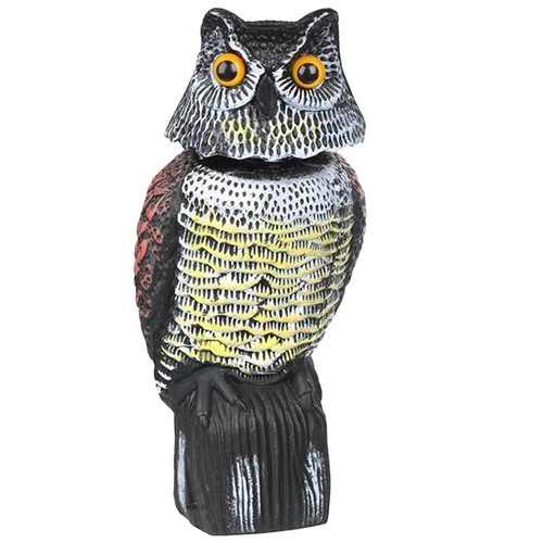 Realistic owldecoy deterrent - realistic,
