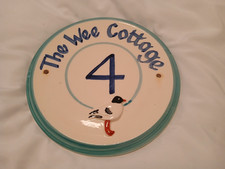 Hand painted cottage ceramic - hand-painted,