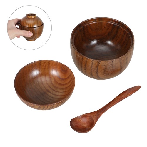 Japanese miso soup bowl wooden - japanese,