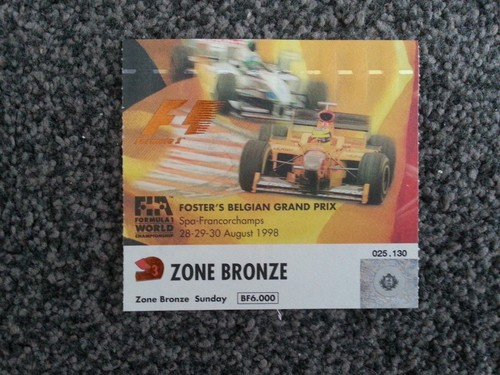 1998 belgian grand - belgian, prix