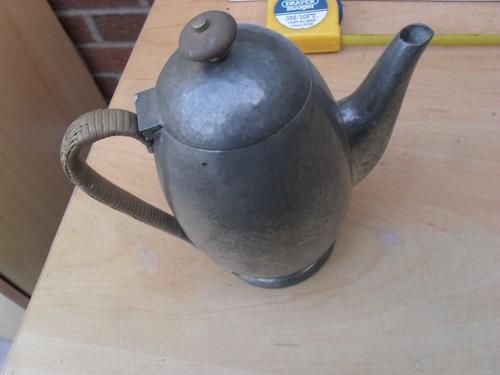 Vintage tudric pewter coffee - pewter,