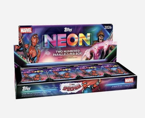 2026 topps neon marvel - 2026, hobby