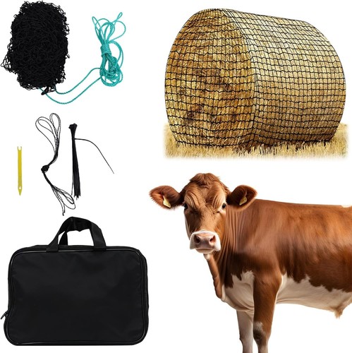 Round bale hay - round,