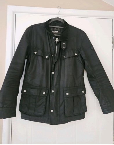 Men barber wax jacket - barber,