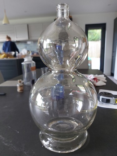 Glass soda syphon - glass,