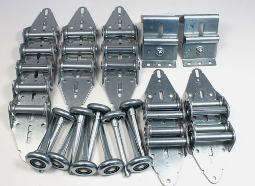 Garage door hinge - hinge, and