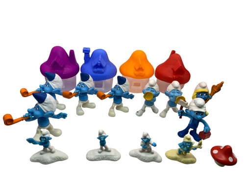 Smurfs mcdonalds peyo mixed - mcdonalds,