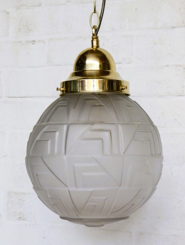 Ceiling light art deco frosted - art,