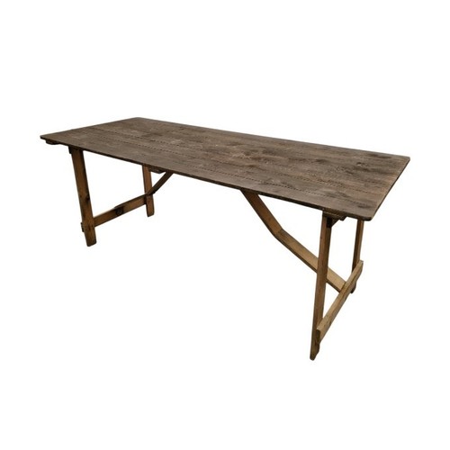 Rustic trestle table vintage - trestle,