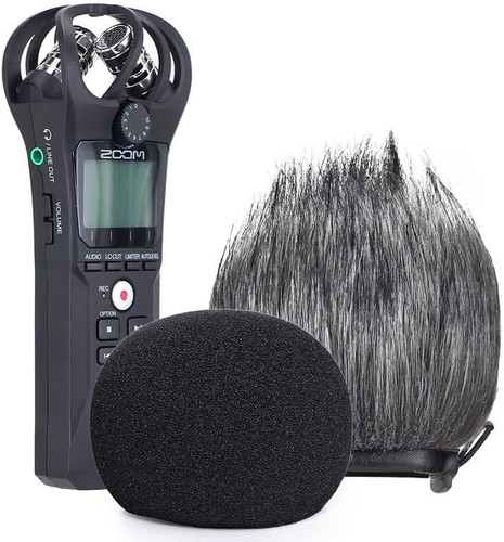 Zoom h1n recorder - foam, furry
