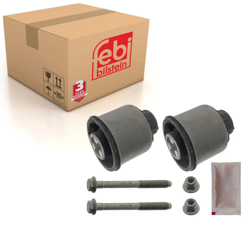 Rear axle beam mounting - axle,