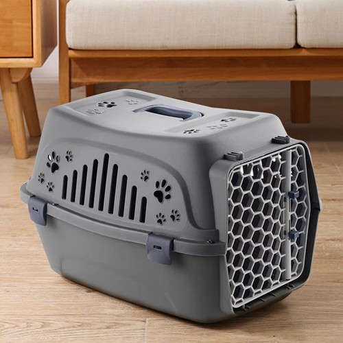 Plastic pet carrier - plastic, basket