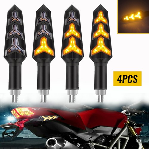 4pcs flowing led turn signal - flowing,