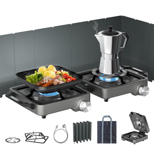 27000 btu burner folding - 2-burner,