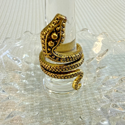 Snake serpent gold tone - serpent,