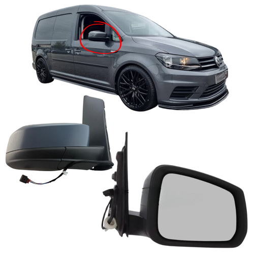 Wing mirror electric primed - wing,