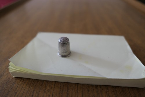 Silver thimble 5 - silver, 2