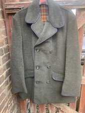 Mens Green Wool Double