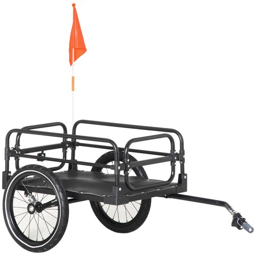 Homcom bike trailer wagon - bike,