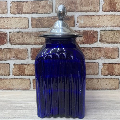 Vintage cobalt blue glass - cobalt,