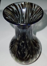 Adrian Sankey Studio Art Glass Vase,  Beautifully Patterned 