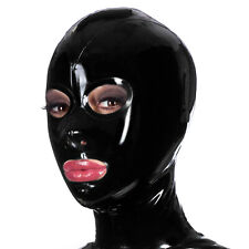 Latex Hood Open Eyes Mouth