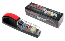 Minosharp No.550 Black/Red 3 Global Ceramic Water Knife Sharpener from Japan