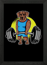 Rhodesian Ridgeback Framed