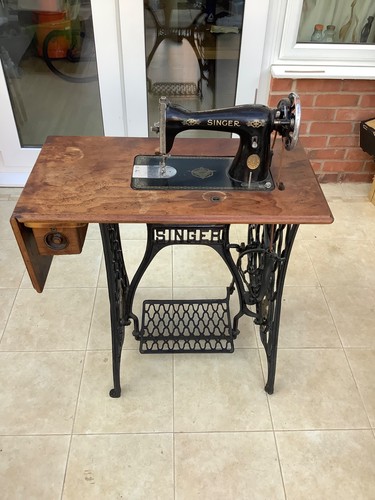 Antique singer sewing - antique, machine