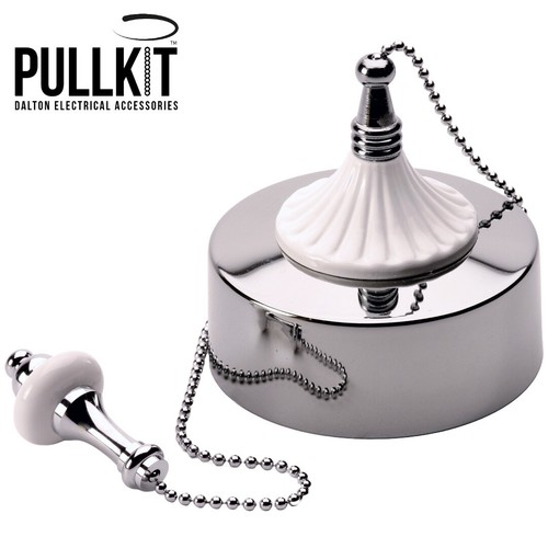 Chrome pull switch - chrome,
