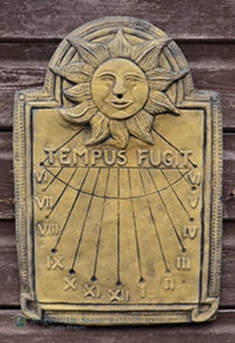 Wall sundial tempus fugit - wall,