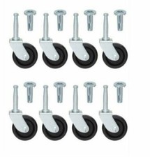 8x Furniture castors wheels