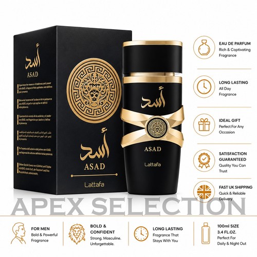 Asad eau parfum 100ml - eau,