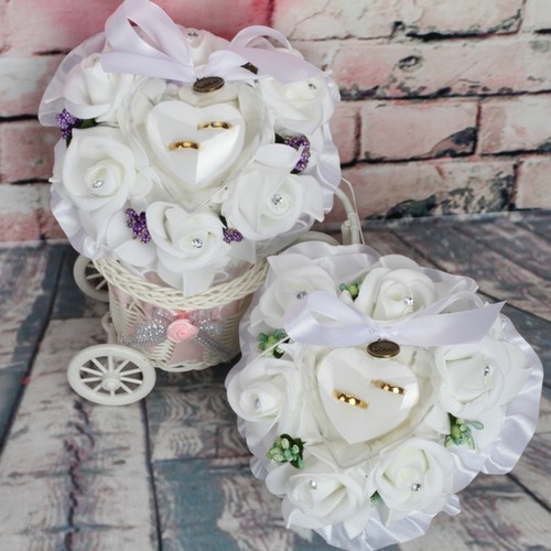 Beautiful ring pillow cushion - ring,