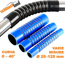 ULTRA-FLEX TUBO flessibile CURVA 0-40° Gradi SILICONE Manicotto Gomma Corrugato