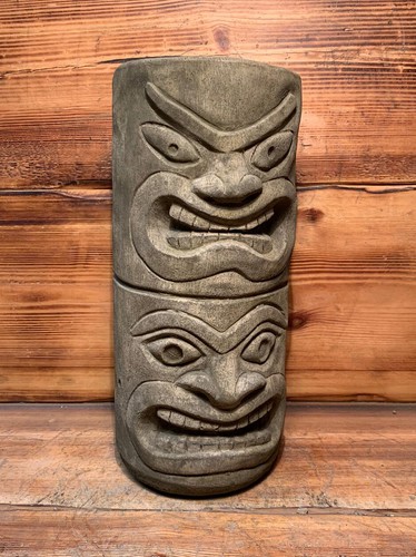 Stone garden totem pole easter - pole,