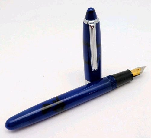 Vintage airmail regd blue - airmail,